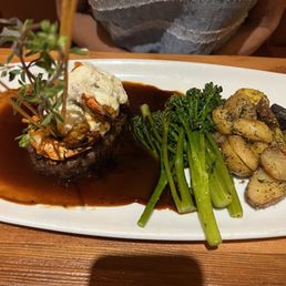 Surf and turf - shrimp Surf and turf - shrimp
