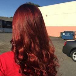 Jungle Red - FLAWLESS!!!!!!, Jungle Red.This is my hair after Alexa was done.