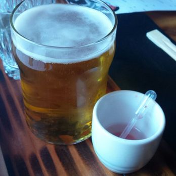 Umami - Rice lager with sake shot and rose hibiscus infusion. $5 totally worth it! - Sushi Bars Near Me - Pittsburgh, Pennsylvania Umami - Rice lager with sake shot and rose hibiscus infusion. $5 totally worth it! - Sushi Bars Near Me - Pittsburgh, Pennsylvania