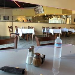 Atlas Mediterranean Kitchen - Inside Clean and friendly staff
