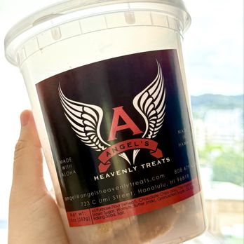 Angels Heavenly Treats - Cute logo and labeling :) - Desserts Near Me Angels Heavenly Treats - Cute logo and labeling :) - Desserts Near Me