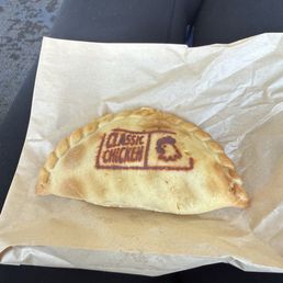 Chicken empanadas.
