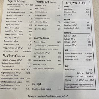Zippy's Kahala - Menu as of June 5, 2022 - Diners Near Me - Honolulu, Hawaii Zippy's Kahala - Menu as of June 5, 2022 - Diners Near Me - Honolulu, Hawaii