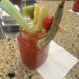 House made Bloody Mary House made Bloody Mary