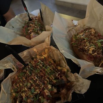 The Compound by Dirt Dog - Hot Dogs Near Me - Commerce, California The Compound by Dirt Dog - Hot Dogs Near Me - Commerce, California