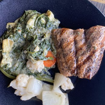 The Pump House - salmon Faroe Island Salmon* - New American Near Me - Rock Hill, South Carolina