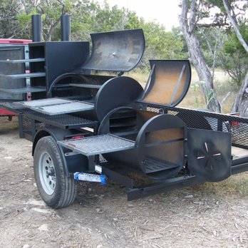 Matt's BBQ Pits - Boss Hogg Heavy Duty Trailer Pits - MATT'S BBQ PITS, LLC. Visit us at www.rivercottagetables.com - Grilling Equipment Near Me