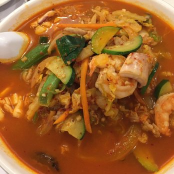 Koong's - Jjambbong (spicy seafood soup) - Chinese Near Me - Milpitas, California Koong's - Jjambbong (spicy seafood soup) - Chinese Near Me - Milpitas, California