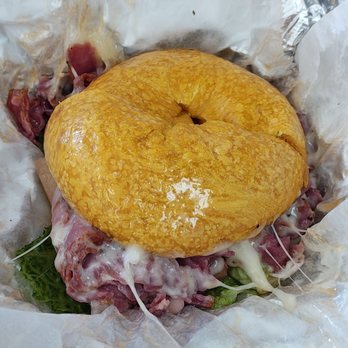 P. L. Bagels - Hot Pastrami on an egg bagel - Bagels Near Me - San Diego, California P. L. Bagels - Hot Pastrami on an egg bagel - Bagels Near Me - San Diego, California