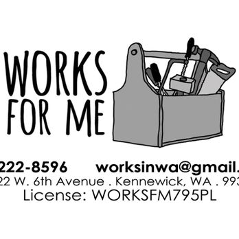 Works For Me - Logo - Handyman Near Me - Kennewick, Washington Works For Me - Logo - Handyman Near Me - Kennewick, Washington