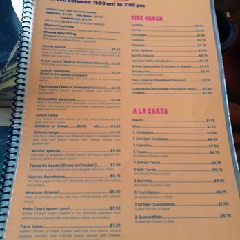 Garcia's Mexican Grill - Lunch Menu - Mexican Near Me - DeLand, Florida Garcia's Mexican Grill - Lunch Menu - Mexican Near Me - DeLand, Florida