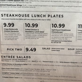 LongHorn Steakhouse - Menú - Steakhouses Near Me - Bakersfield, California LongHorn Steakhouse - Menú - Steakhouses Near Me - Bakersfield, California