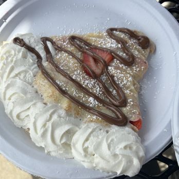 Starry Night - nutella strawberry crepe - Coffee & Tea Near Me - Cary, North Carolina