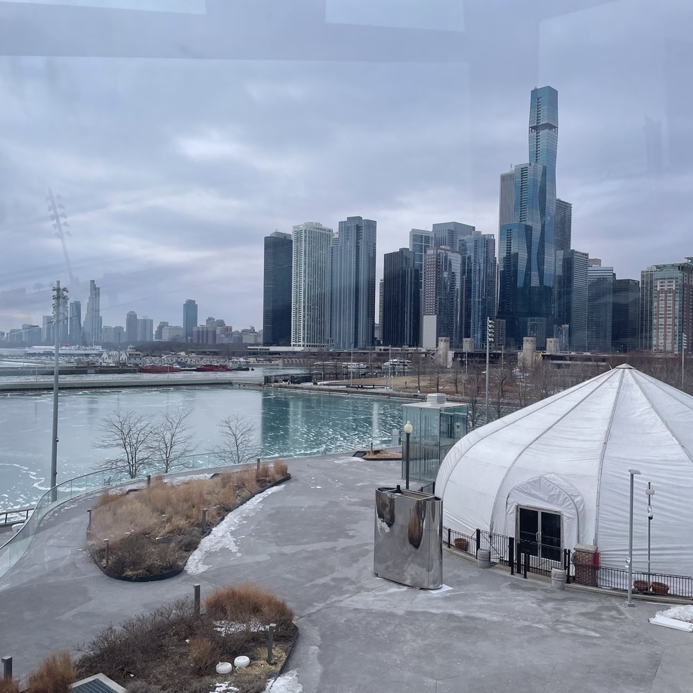 Navy Pier's Centennial Wheel - View to the south - Amusement Parks Near Me - Chicago, Illinois Navy Pier's Centennial Wheel - View to the south - Amusement Parks Near Me - Chicago, Illinois