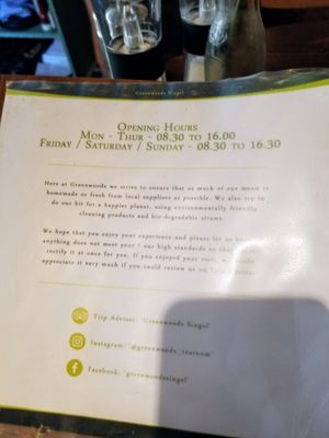 Menu photo 2 Greenwoods Singel Amsterdam, NH