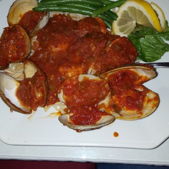 Hudson Harbor Steak & Seafood - Spicy shrimp and clam with pasta and fresh string beans. - Seafood Near Me - Albany, New York Hudson Harbor Steak & Seafood - Spicy shrimp and clam with pasta and fresh string beans. - Seafood Near Me - Albany, New York