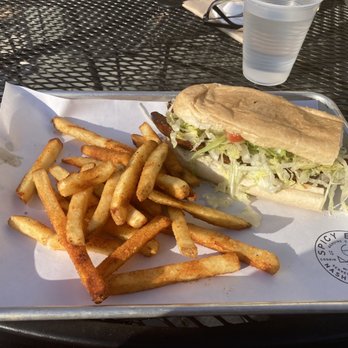 Spicy Boy's - Andouille sausage po boy - Cajun/Creole Near Me - Nashville, Tennessee