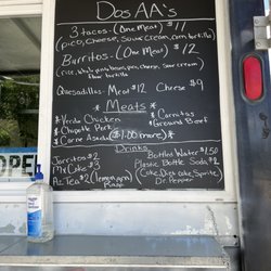 Dos AA's - Simple but delicious menu