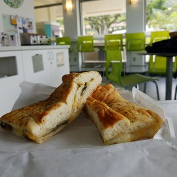 Island Brew's The Hub - Mushroom spinach flatbread - Coffee & Tea Near Me - Kaneohe, Hawaii Island Brew's The Hub - Mushroom spinach flatbread - Coffee & Tea Near Me - Kaneohe, Hawaii