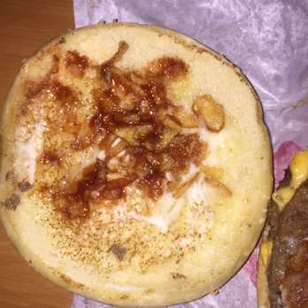 Burger King - What a sad, sad looking bun. Can you spot the onion straws?! - Burgers Near Me - Clifton Heights, Pennsylvania Burger King - What a sad, sad looking bun. Can you spot the onion straws?! - Burgers Near Me - Clifton Heights, Pennsylvania
