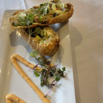 Kimi's Chop & Oyster House - Jalapeno Bacon Roasted Brussel Sprout Egg Rolls - Seafood Near Me - Holladay, Utah
