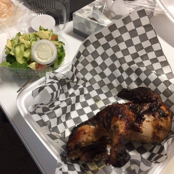 Los Chicos Brasa - Chicken with Peruvian salad in background - Chicken Wings Near Me - Markham, Ontario Los Chicos Brasa - Chicken with Peruvian salad in background - Chicken Wings Near Me - Markham, Ontario
