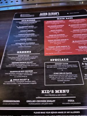 Menu photo 6 Jason Aldean's Kitchen + Rooftop Bar Nashville, TN