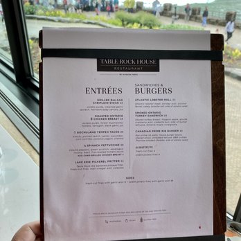 Table Rock House Restaurant - 06.12.23 entree's and burgers - American Near Me - Niagara Falls, Ontario Table Rock House Restaurant - 06.12.23 entree's and burgers - American Near Me - Niagara Falls, Ontario