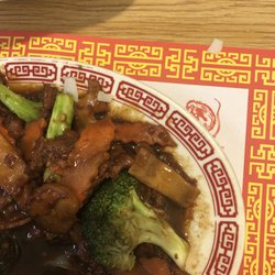 New China Garden - A peace of lamp that it was above our table!!!! Crazy don't go to this place please