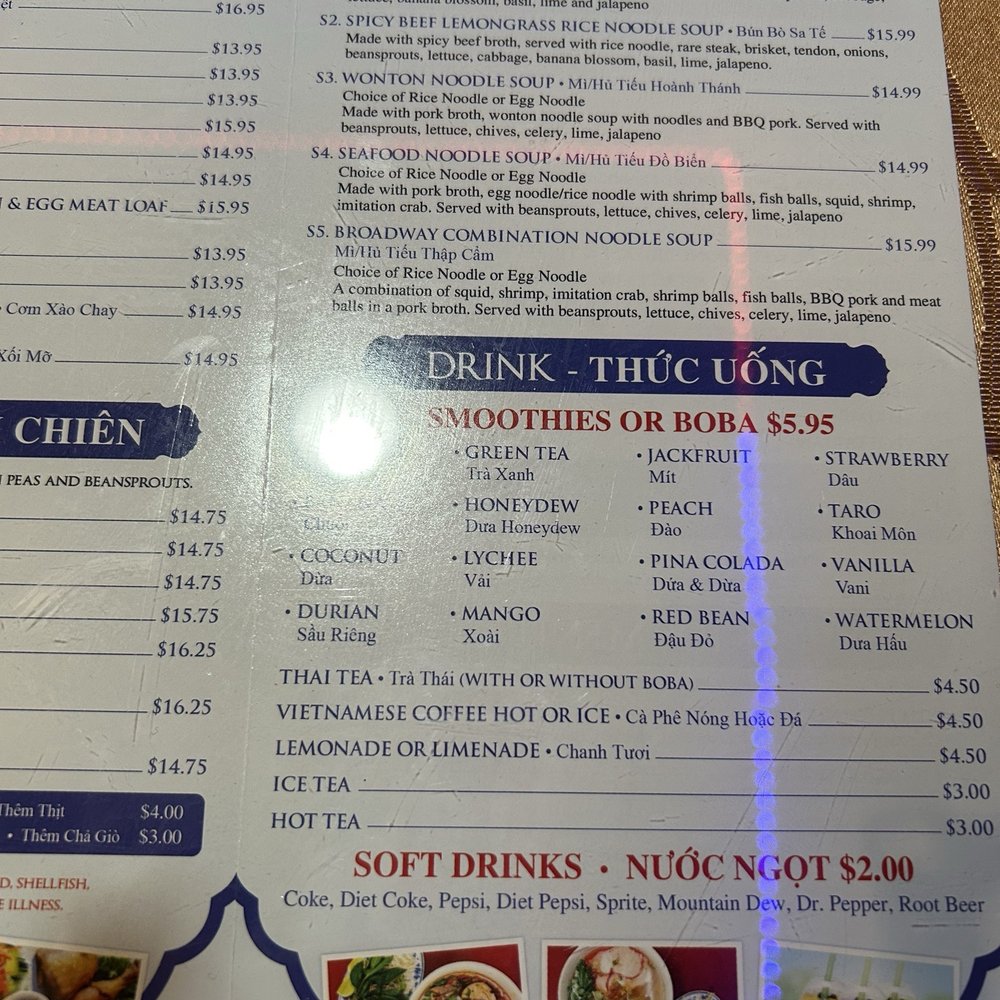 Pho Broadway - Menu - special dishes and drinks - Vietnamese Near Me - Littleton, Colorado