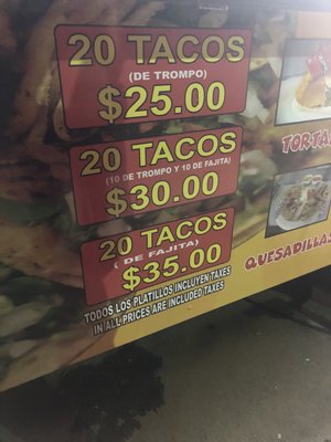 Menu photo 1 Taqueria Emmanuel Taco Stand Red Oak, TX Menu photo 1 Taqueria Emmanuel Taco Stand Red Oak, TX