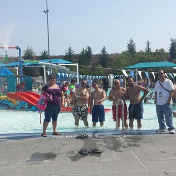 San Clemente Aquatics Center - The Dads! Hanging out with the kiddos at the Water playground! - Swimming Pools Near Me - San Clemente, California