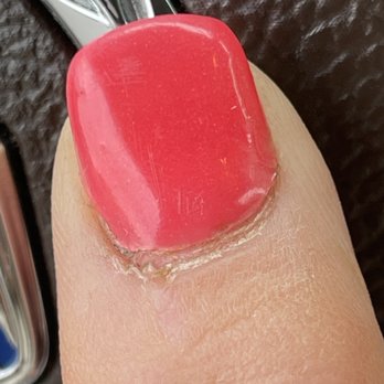 The Glossary Nail Spa - Another finger she filed until I bled. Rounded corners not square - Nail Salons Near Me - Reston, Virginia The Glossary Nail Spa - Another finger she filed until I bled. Rounded corners not square - Nail Salons Near Me - Reston, Virginia