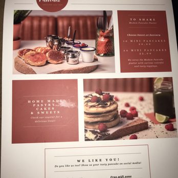 Madame Pancake - Menu - Pancakes Near Me - Amsterdam, New Hampshire