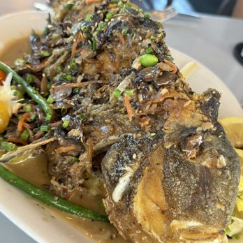 Mala Ocean Tavern - Fried whole fish. - Seafood Near Me - Lahaina, Hawaii Mala Ocean Tavern - Fried whole fish. - Seafood Near Me - Lahaina, Hawaii