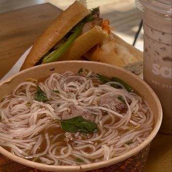 Saiga Vietnamese Eatery - Combination Pho & Chicken Banh Mi - Vietnamese Near Me - Irvine, California