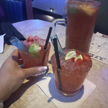 Bubba's 33 - Strawberry margarita with extra shot - American Near Me - Yuma, Arizona