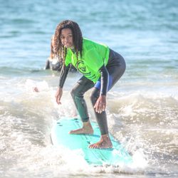 Perfect Day Surf Camp - 1st wave!