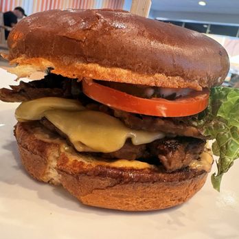 Next Level Veggie Grill Tustin - American ChzBurger - Salad Near Me - Tustin, California
