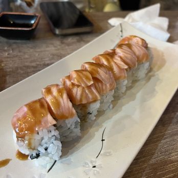 Sushi Gio - Salmon Torched Roll - Japanese Near Me - Mansfield, Texas