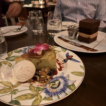 Catch - Pistachio cheesecake and chocolate cake - Seafood Near Me - Las Vegas, Nevada