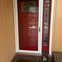 Advanced Door Specialties - New front and storm door! Custom ordered and great installation.