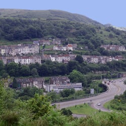 The Rocking Stone - View from The Rocking Stone, Pontypridd