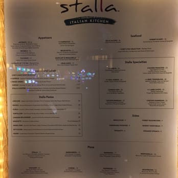 Stalla - Full menu posted outside the restaurant. - Italian Near Me - Biloxi, Mississippi Stalla - Full menu posted outside the restaurant. - Italian Near Me - Biloxi, Mississippi