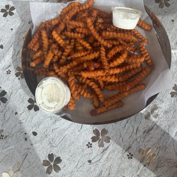 Angry Chicken - Sweet Potato Fries (Large) - Chicken Wings Near Me - Aurora, Colorado