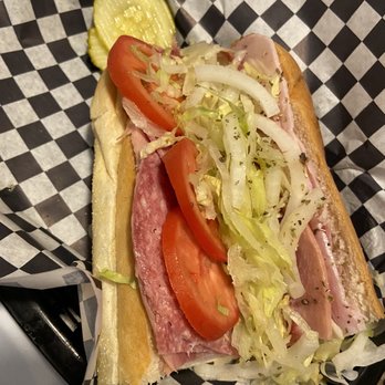 Via Roma - 7/17/20 Italian Hoagie lunch special - this was only half! My friend had the other half wrapped- stuffed with meat - Pizza Near Me - Norristown, Pennsylvania Via Roma - 7/17/20 Italian Hoagie lunch special - this was only half! My friend had the other half wrapped- stuffed with meat - Pizza Near Me - Norristown, Pennsylvania