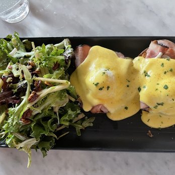 The Cottage - Eggs Benedict with a refreshing salad! - Cocktail Bars Near Me - Bothell, Washington The Cottage - Eggs Benedict with a refreshing salad! - Cocktail Bars Near Me - Bothell, Washington
