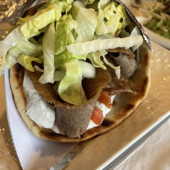 Zorba Greek Eatery & Gyro House - a pita with lettuce and meat - Greek Near Me - Wayne, New Jersey Zorba Greek Eatery & Gyro House - a pita with lettuce and meat - Greek Near Me - Wayne, New Jersey