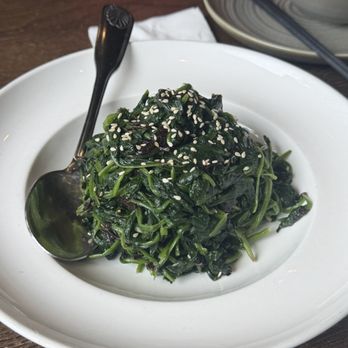 Pings Bistro - 有机小菠菜拌紫菜 Organic Spinach with Seaweed - Chinese Near Me - Cupertino, California Pings Bistro - 有机小菠菜拌紫菜 Organic Spinach with Seaweed - Chinese Near Me - Cupertino, California
