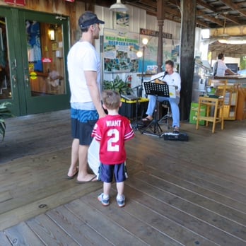 Pinchers - Live music in front of the Hostess station for Pincher's. - Seafood Near Me - Naples, Florida